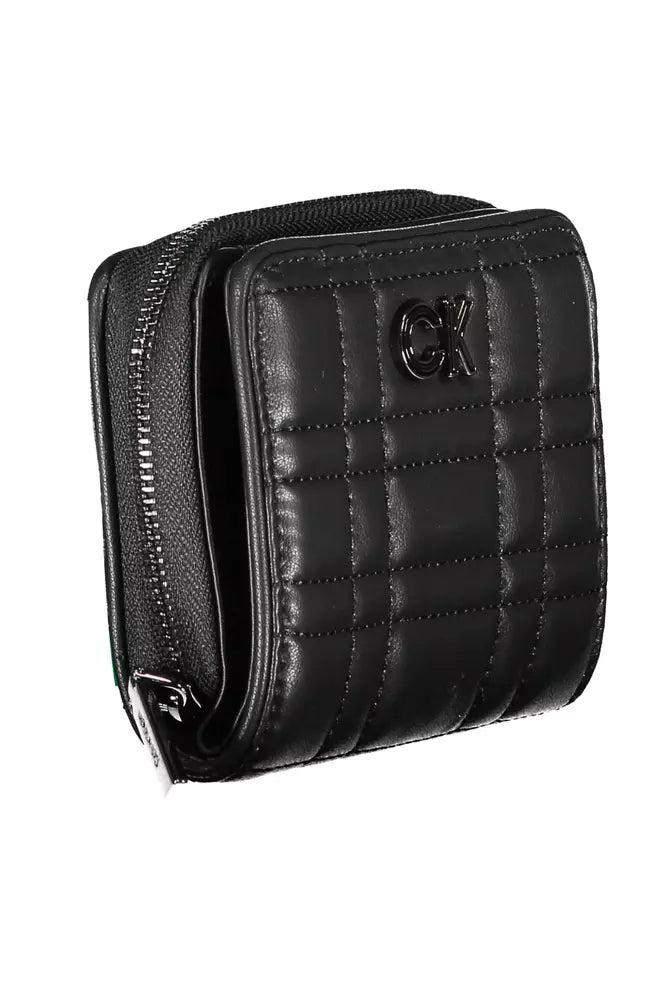 Calvin Klein Black Polyester Women Wallet - Ora And Co.