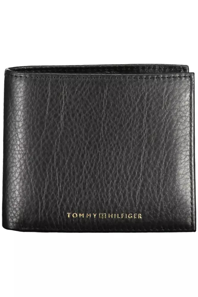 Tommy Hilfiger Black Leather Men Wallet - Ora And Co.