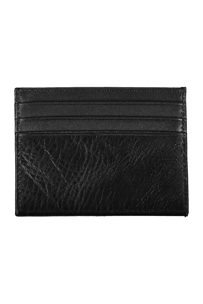 Tommy Hilfiger Black Leather Men Wallet - Ora And Co.