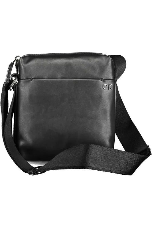 Calvin Klein Black Polyester Men Shoulder Bag - Ora And Co.