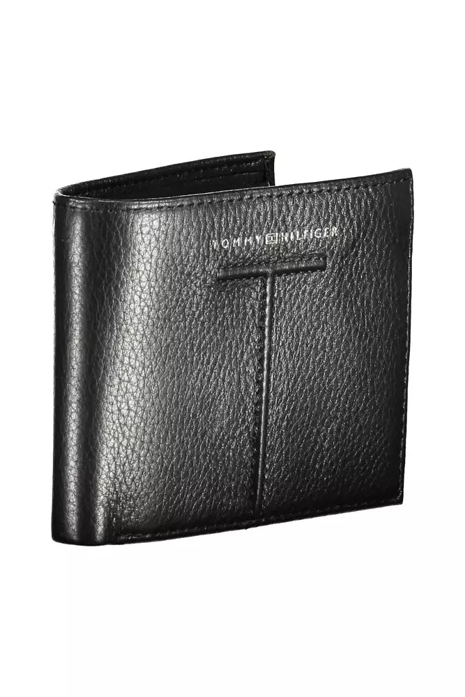 Tommy Hilfiger Black Leather Men Wallet - Ora And Co.