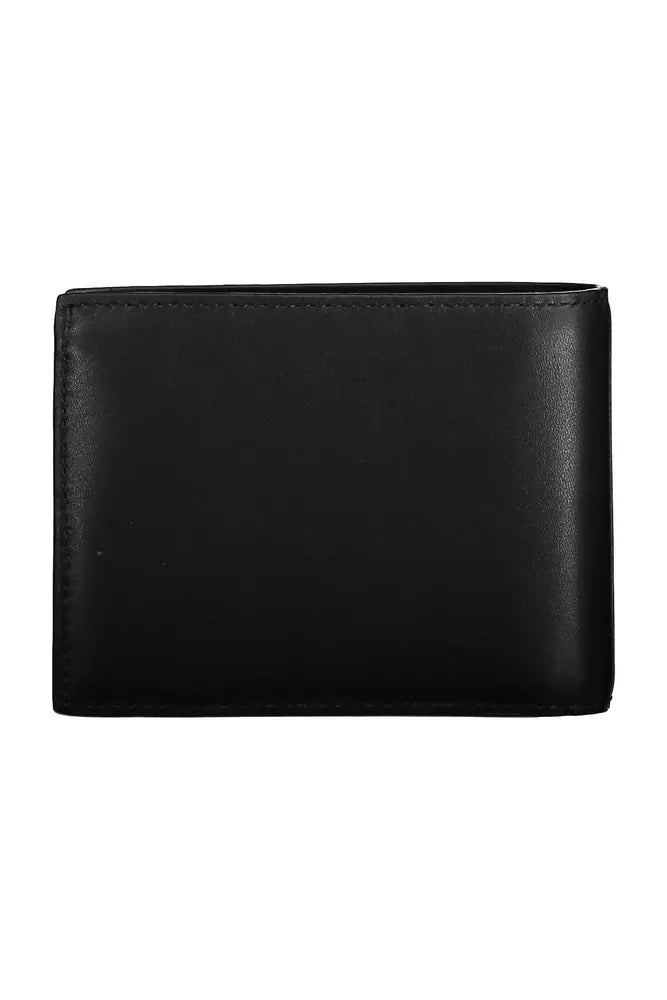 Calvin Klein Black Leather Men Wallet - Ora And Co.