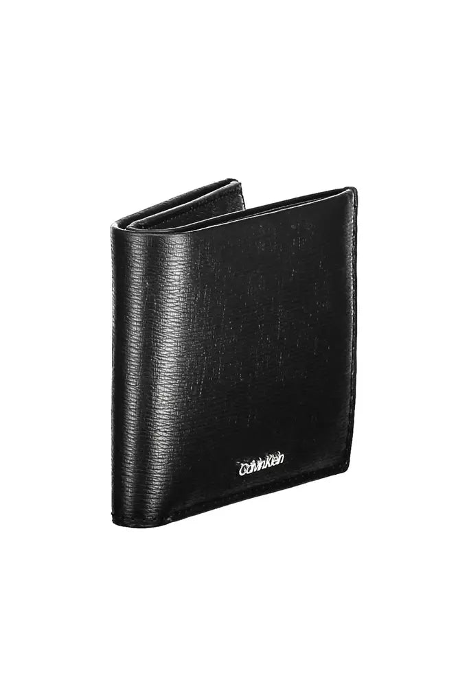 Calvin Klein Black Polyester Men Wallet - Ora And Co.