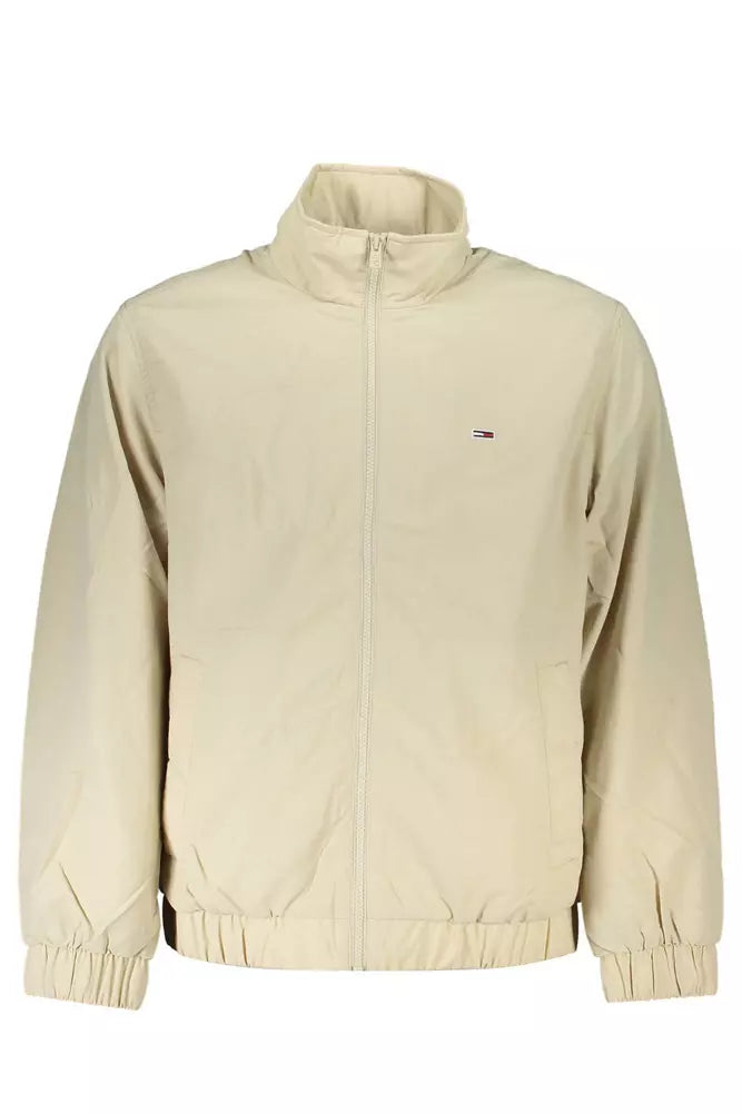 Tommy Hilfiger Beige Polyamide Men Jacket - Ora And Co.