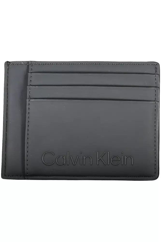 Calvin Klein Black Polyester Men Wallet - Ora And Co.