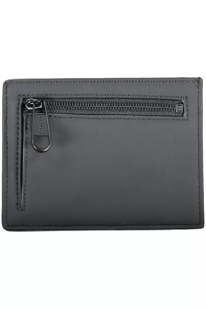 Calvin Klein Black Polyester Men Wallet - Ora And Co.