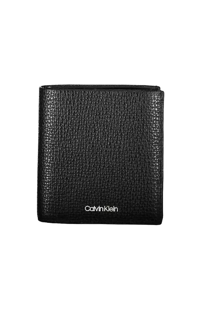 Calvin Klein Black Leather Men Wallet - Ora And Co.