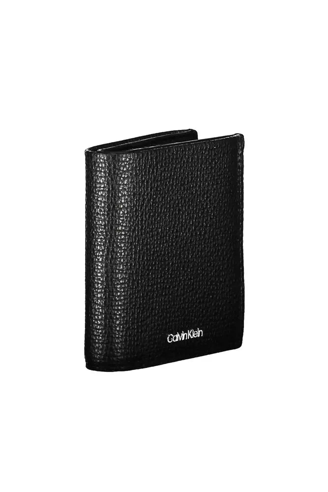 Calvin Klein Black Leather Men Wallet - Ora And Co.