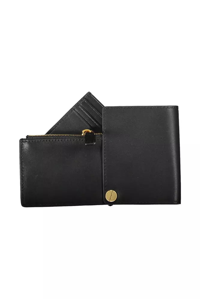 Calvin Klein Black Leather Men Wallet - Ora And Co.