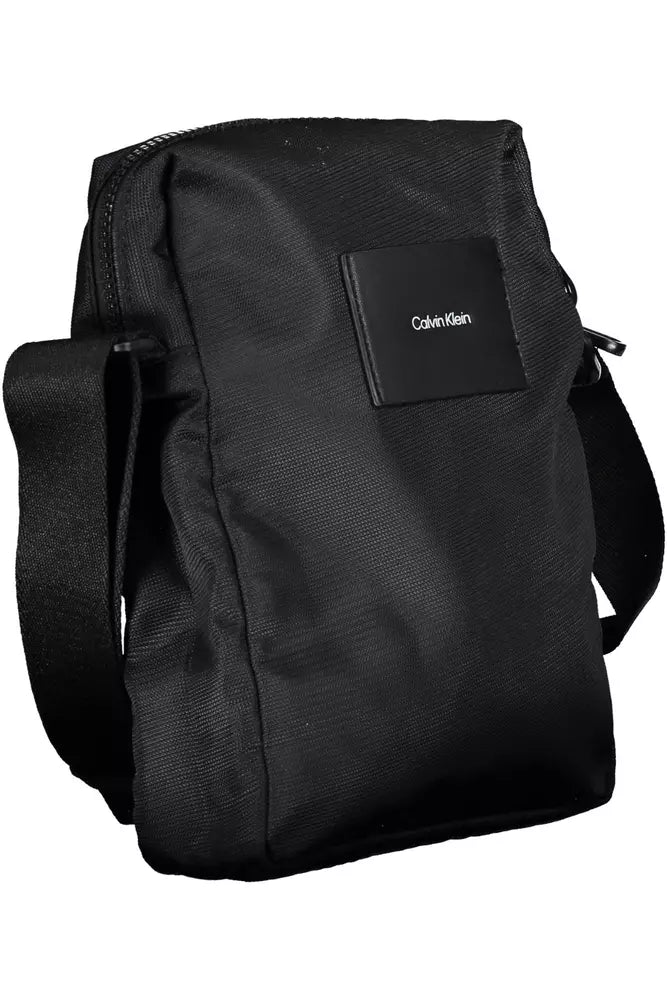 Calvin Klein Black Polyester Men Shoulder Bag - Ora And Co.