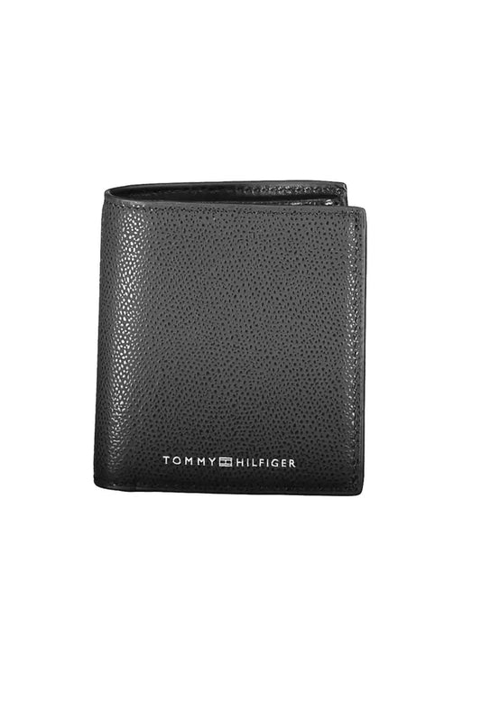 Tommy Hilfiger Black Leather Men Wallet - Ora And Co.