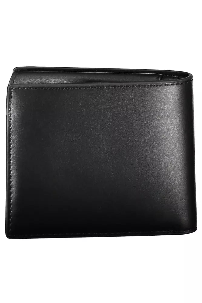 Tommy Hilfiger Black Leather Men Wallet - Ora And Co.