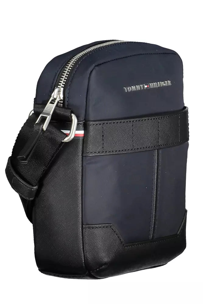 Tommy Hilfiger Blue Polyester Men Shoulder Bag - Ora And Co.