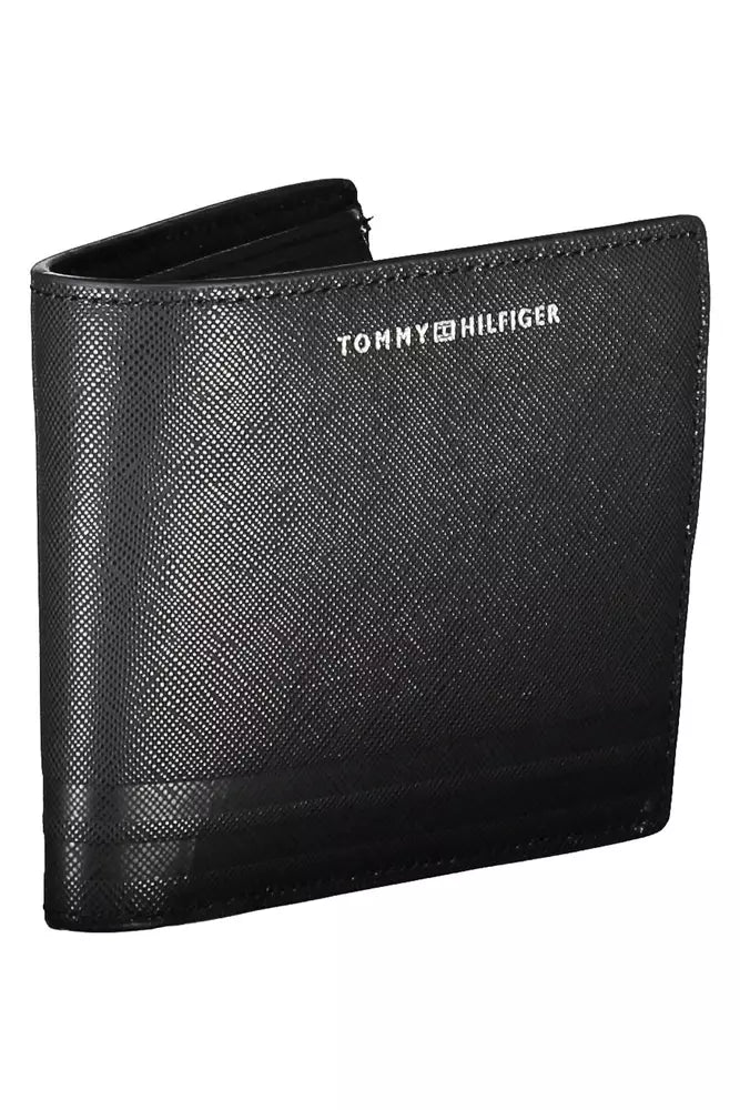 Tommy Hilfiger Black Leather Men Wallet - Ora And Co.