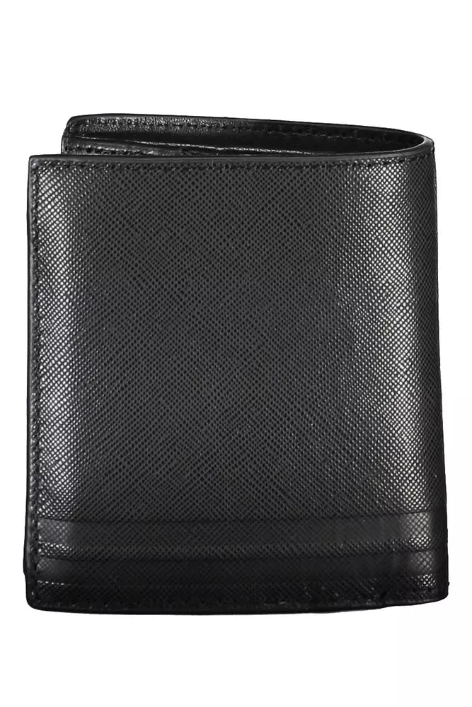 Tommy Hilfiger Black Leather Men Wallet - Ora And Co.