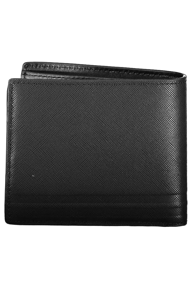 Tommy Hilfiger Black Leather Men Wallet - Ora And Co.