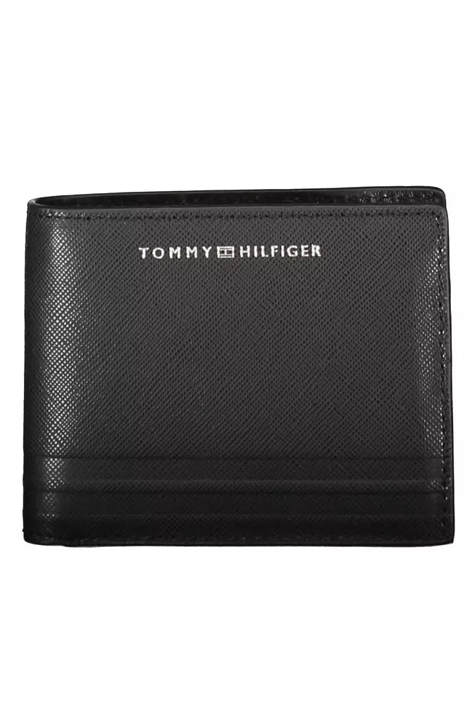 Tommy Hilfiger Black Leather Mens Wallet - Ora And Co.