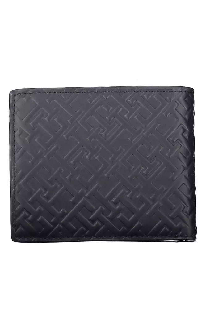 Tommy Hilfiger Blue Leather Men Wallet - Ora And Co.