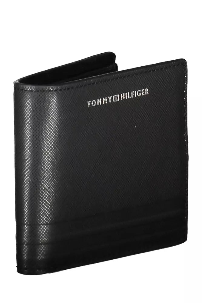 Tommy Hilfiger Black Leather Mens Wallet - Ora And Co.