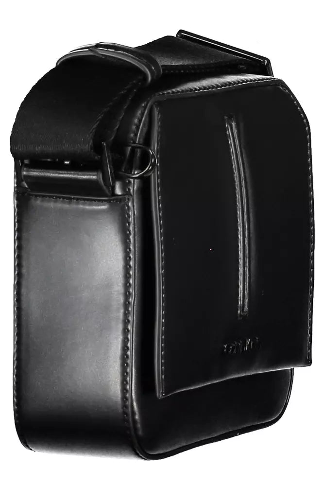 Calvin Klein Black Polyester Men Shoulder Bag - Ora And Co.