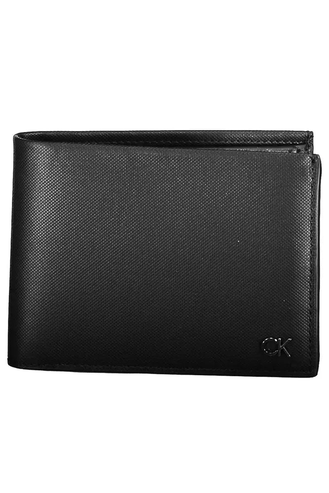 Calvin Klein Black Leather Men Wallet - Ora And Co.