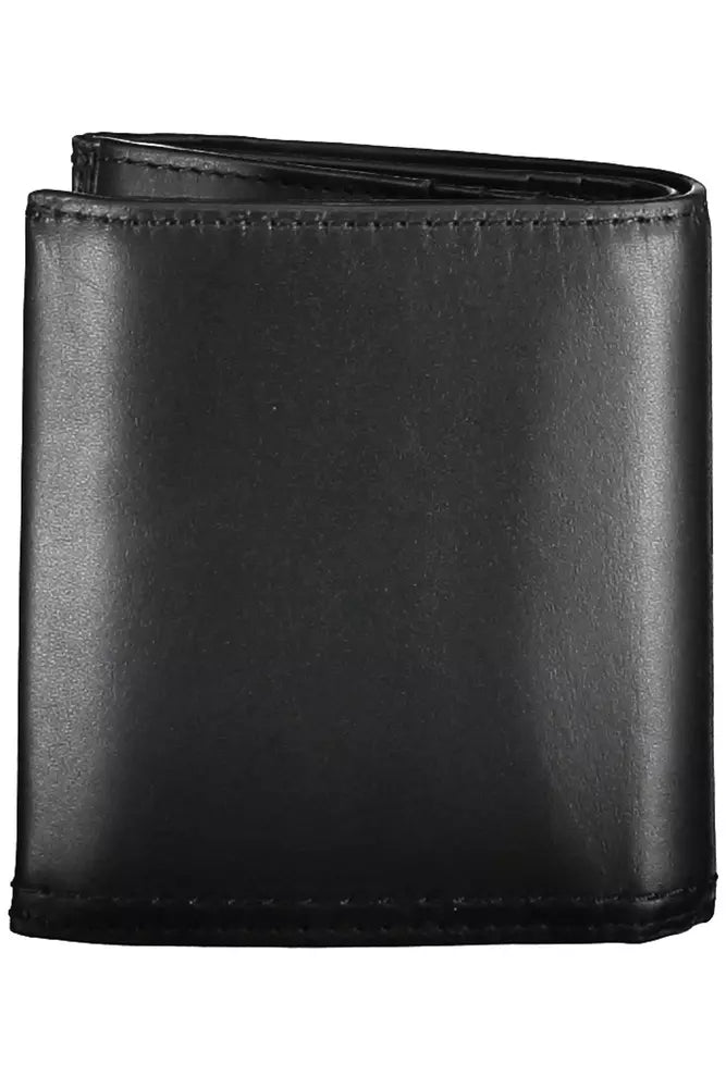 Calvin Klein Black Leather Men Wallet - Ora And Co.