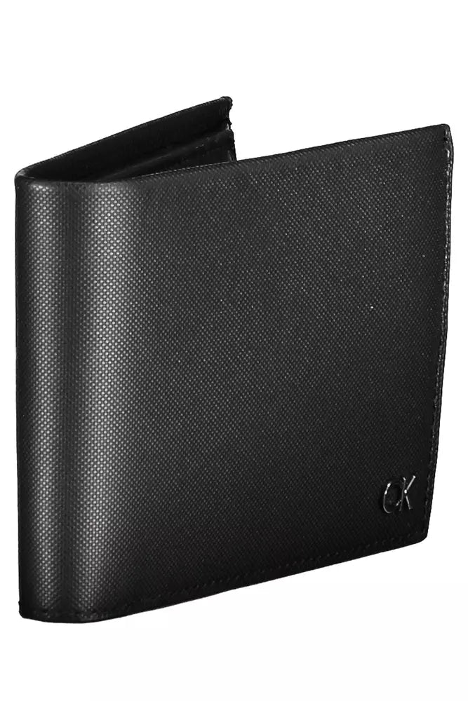 Calvin Klein Black Leather Men Wallet - Ora And Co.