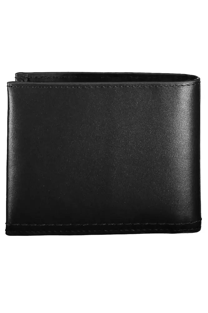 Calvin Klein Black Leather Men Wallet - Ora And Co.