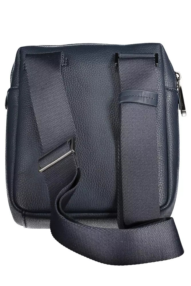 Calvin Klein Blue Polyester Men Shoulder Bag - Ora And Co.