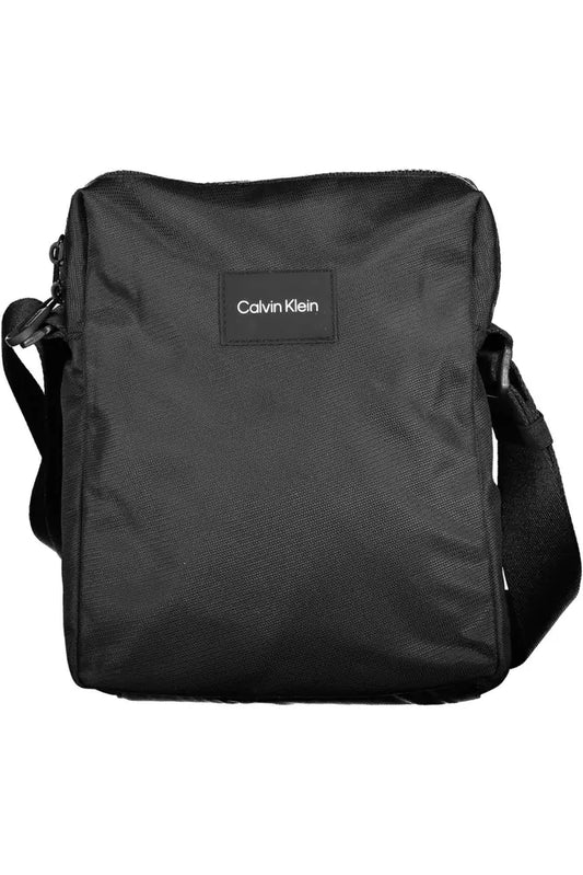 Calvin Klein "Black Polyester Mens Shoulder Bag" - Ora And Co.