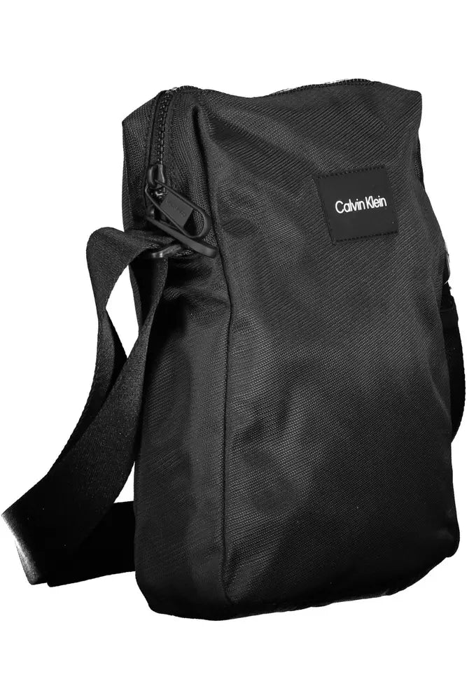 Calvin Klein "Black Polyester Mens Shoulder Bag" - Ora And Co.