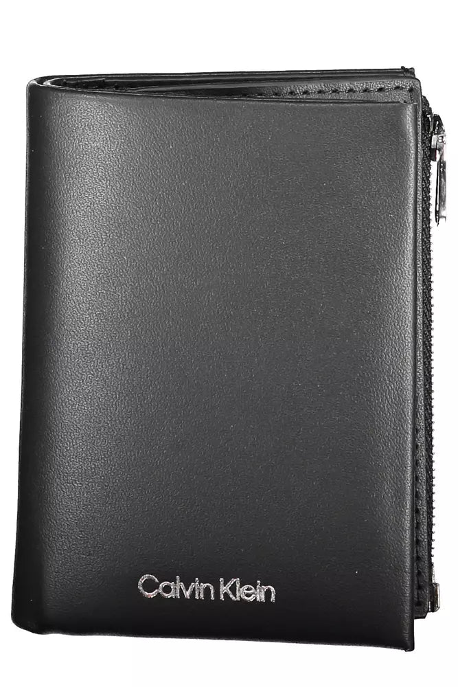 Calvin Klein Black Leather Men Wallet - Ora And Co.