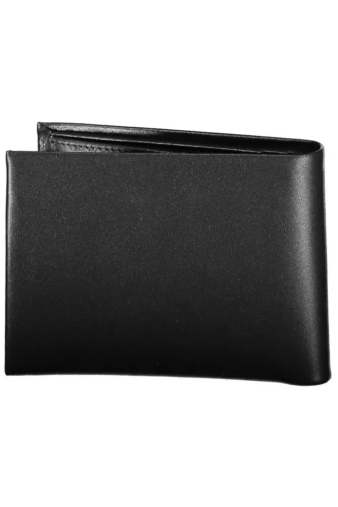 Calvin Klein Black Leather Men Wallet - Ora And Co.