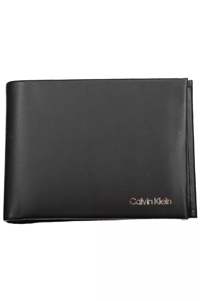 Calvin Klein Black Leather Men Wallet - Ora And Co.