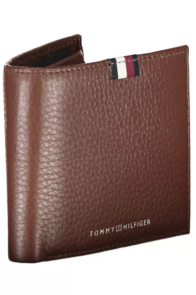 Tommy Hilfiger Brown Leather Men Wallet - Ora And Co.