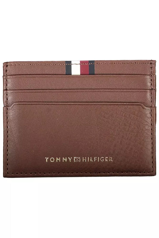 Tommy Hilfiger Brown Leather Men Wallet - Ora And Co.