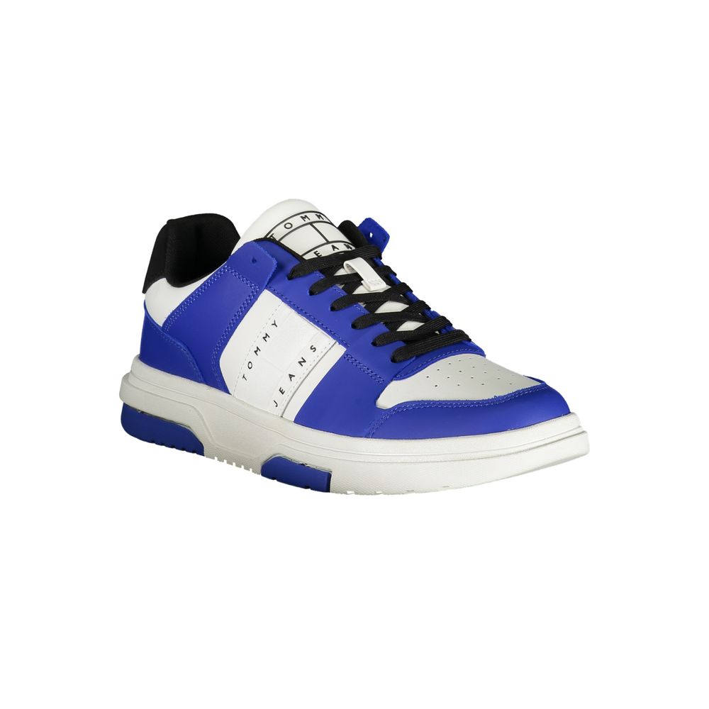 Tommy Hilfiger Blue Polyethylene Men Sneaker - Ora And Co.