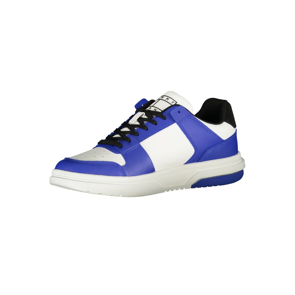 Tommy Hilfiger Blue Polyethylene Men Sneaker - Ora And Co.