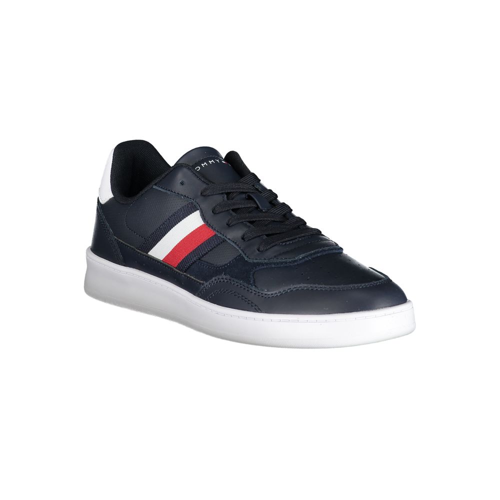 Tommy Hilfiger Blue Polyethylene Men Sneaker - Ora And Co.