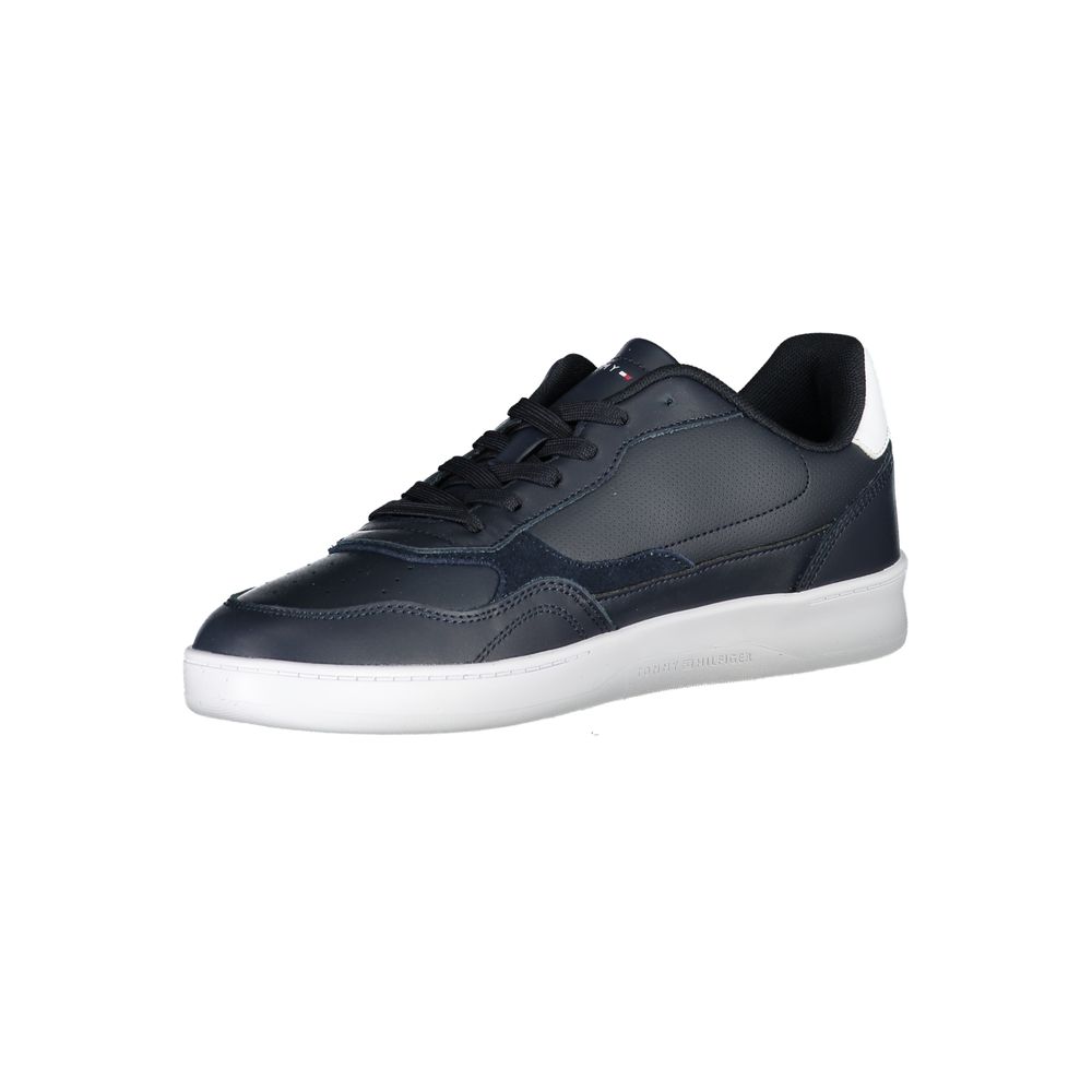 Tommy Hilfiger Blue Polyethylene Men Sneaker - Ora And Co.