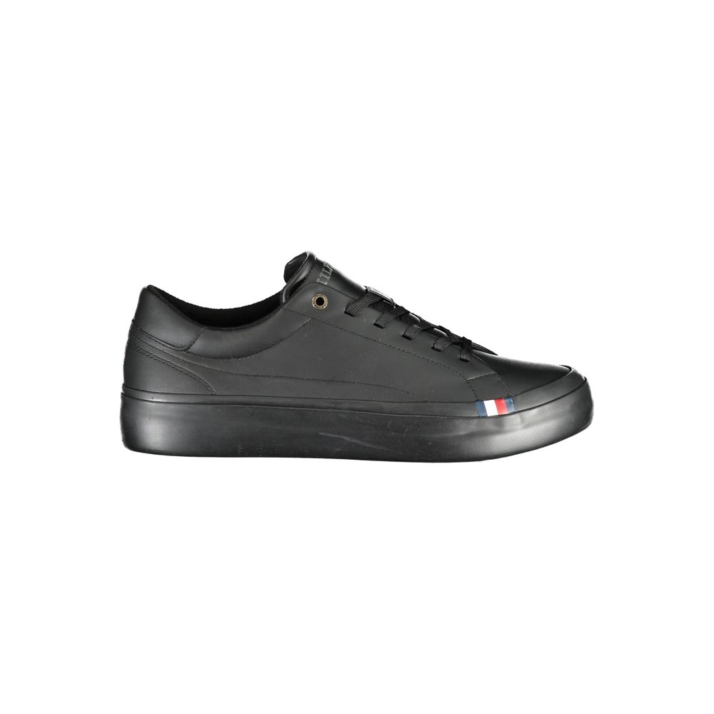 Tommy Hilfiger Black Polyethylene Men Sneaker - Ora And Co.