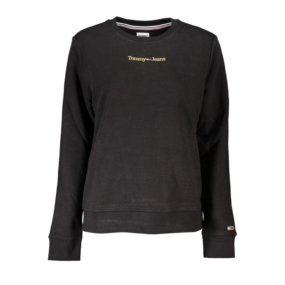 Tommy Hilfiger Black Cotton Women Sweater - Ora And Co.