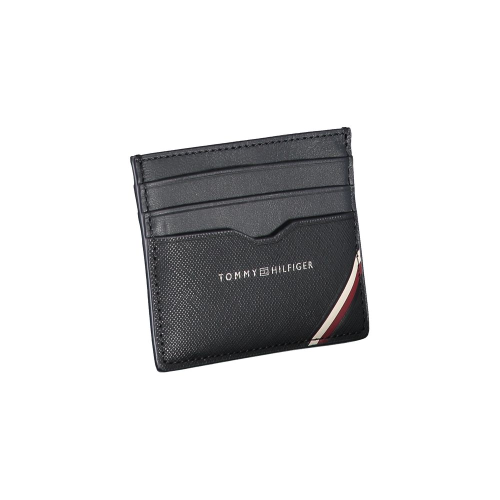 Tommy Hilfiger Blue Leather Men Wallet - Ora And Co.