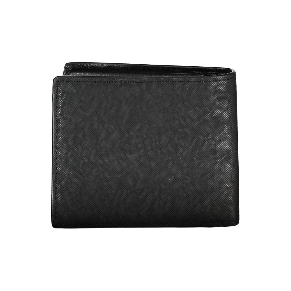 Tommy Hilfiger Black Leather Men Wallet - Ora And Co.