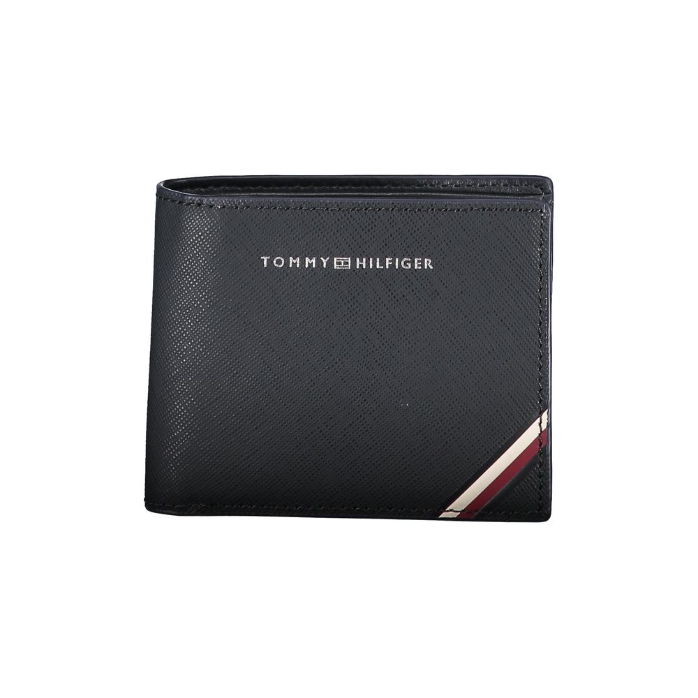 Tommy Hilfiger Blue Leather Men Wallet - Ora And Co.