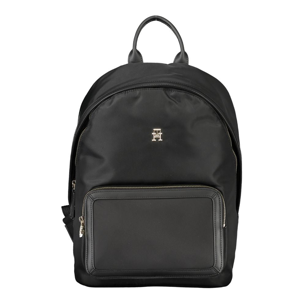 Tommy Hilfiger Black Polyester Women Backpack - Ora And Co.