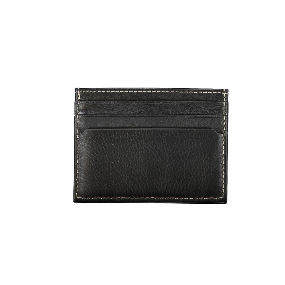 Tommy Hilfiger Black Leather Men Wallet - Ora And Co.