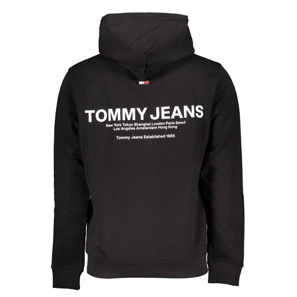 Tommy Hilfiger Black Cotton Men Sweater - Ora And Co.