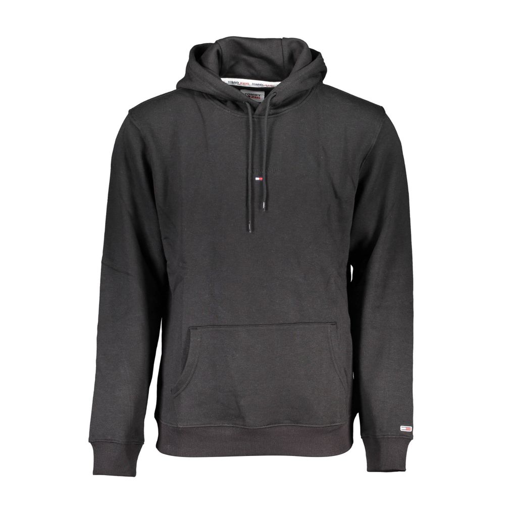 Tommy Hilfiger Black Cotton Men Sweatshirt - Ora And Co.