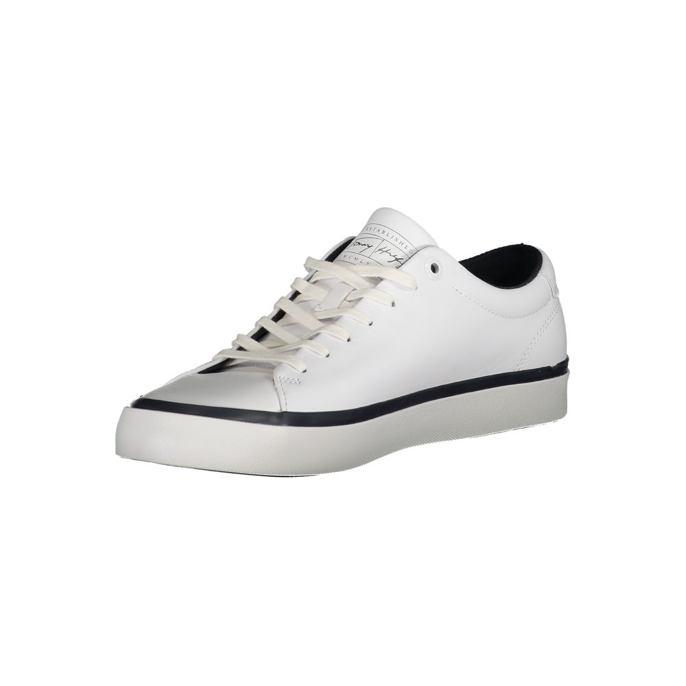 Tommy Hilfiger Elevate Your Game with Stylish White Sneakers - Ora And Co.